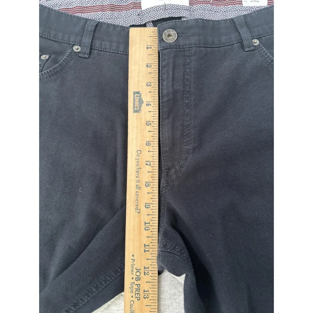 Brax Pants‎ Mens 38x34 Black Cooper Fancy Regular Fit 5 Pocket Chino Office